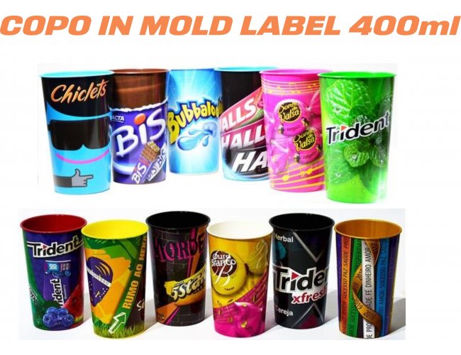 Copo In Mold Label Personalizado Modelo INF FBC400