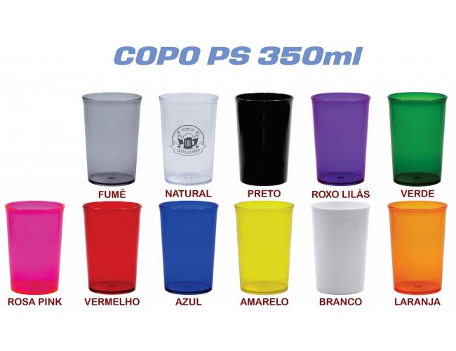 Copo Personalizado 350ml - Modelo INF 0030 (PS)